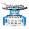WELLKNIT G4R-DL máquina de tejer circular de punto doble con marco de ancho abierto y entrelazado profesional de alta calidad