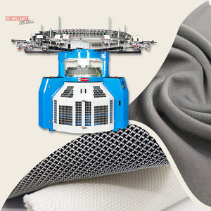 WELLKNIT S4R 14-38 pulgadas Interlock Double Jersey Circular máquina de tejer para ropa textil para el hogar Industrial