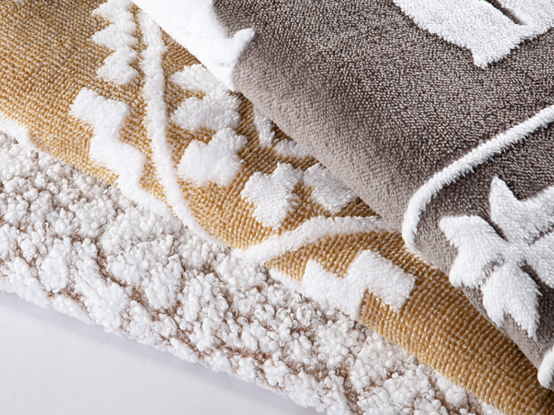 Tela jacquard de pila doble