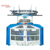 WELLKNIT EDFJ Máquina de tejer circular de vellón de tres hilos de ancho abierto de marco alto profesional de alta calidad 